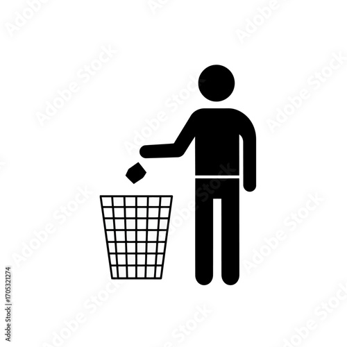 A shopper purchases a gift and places it in a 3D shopping cart symbol