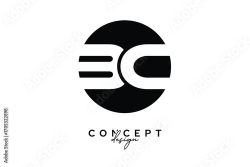 BC Creative Negative Space Circle Monogram Logo Design Free Download BC Creative Negative Space Circle Monogram Logo Design - GFXLoad