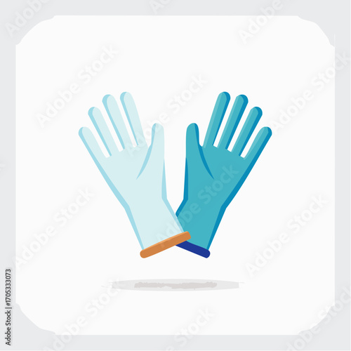 Pair of Protective Disposable Gloves.