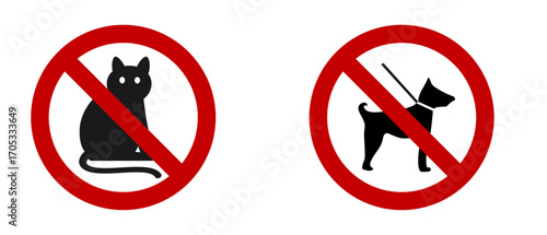 No Pets Allowed Signs