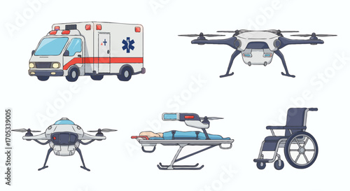 Medical Equipment and Vehicles for Emergency Response and Healthcare Services