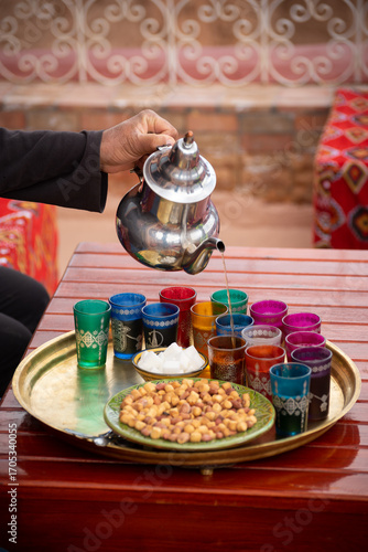 Thé à la menthe Marocain