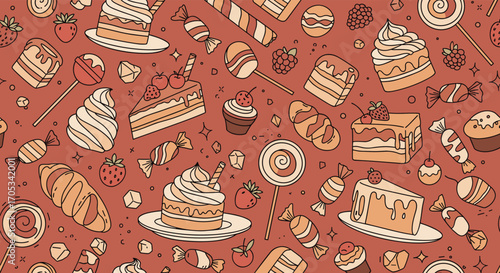 A delightful assortment of sweet treats and confectionery.