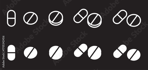 Eye dropper icon symbols. Vector illustration. Glue icon or logo isolated sign symbol vector. Medicine bottle icon illustration set with . dropper outline vector icon illustration isolated design for 