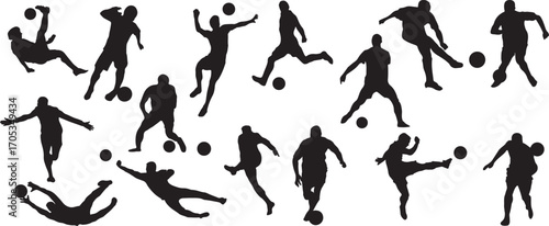 soccer player silhouette, football kick shadow, running soccer icon, football striker art, soccer ball play vector, active football man, professional soccer player, football athlete silhouette, soccer