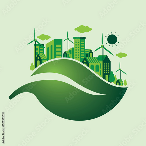 Green City with Renewable Ene...
