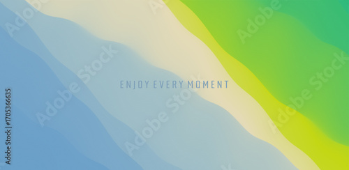 Abstract background. Summer. Beach and water. Dynamic effect. Creative design poster. Vibrant gradients. Vector illustration for advertising, marketing, presentation or mobile screen.