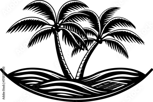 palm tree silhouette