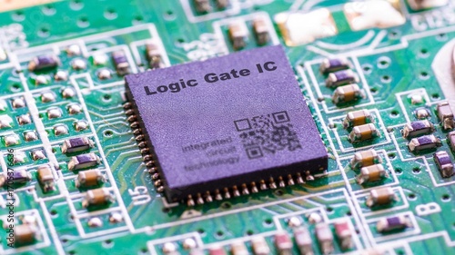 Logic Gate IC IC implementing basic logic functions like AND, OR, NOT, etc.
