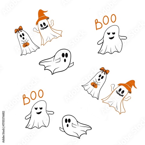 set of Halloween icons