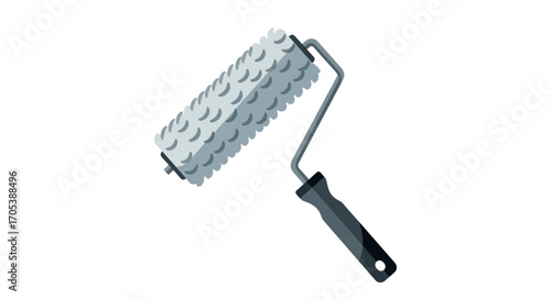 Textured Paint Roller for Wall Decoration.