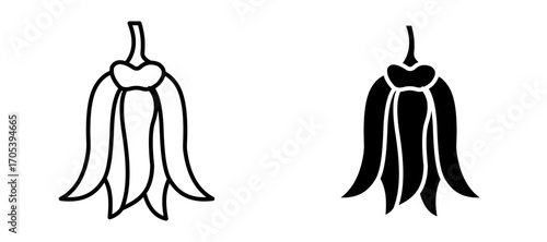 Ylang ylang icons set for apps and web.