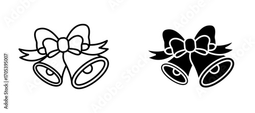 Wedding Bells icons set for apps and web.