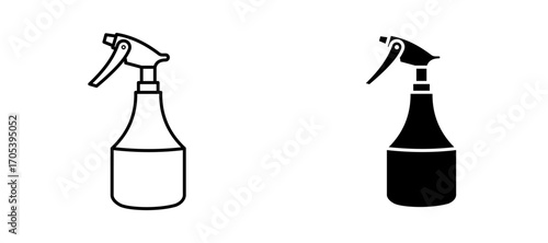 Water spray icons set for apps and web.