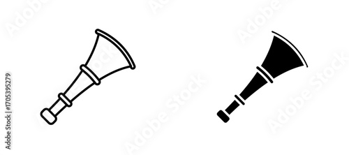 Vuvuzela icons set for apps and web.