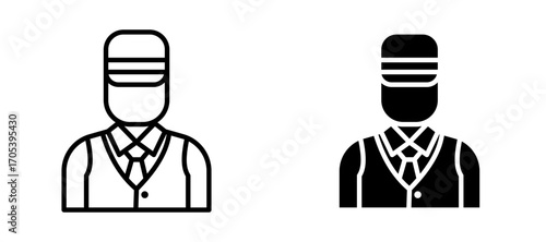 Valet icons set for apps and web.