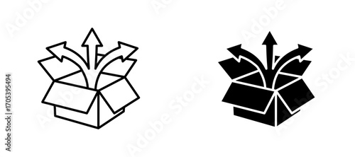 Unpacking icons set for apps and web.