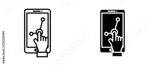 Usability icons set for apps and web.