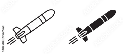 Torpedo icons set for apps and web.