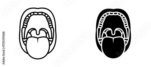 Tonsil icons set for apps and web.