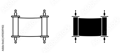 Scrolls icons set for apps and web.