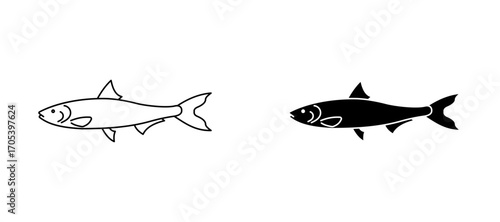 Sardine icons set for apps and web.