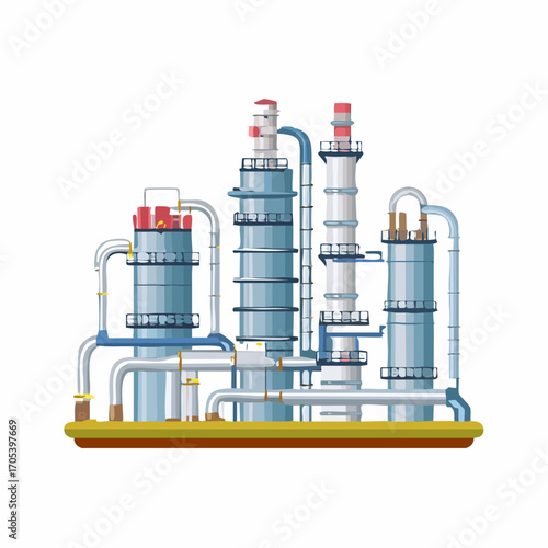 Chemical industry premises for the production of chemicals
