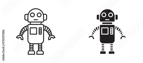Robo icons set for apps and web.