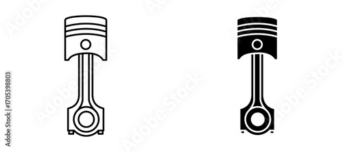 Piston icons set for apps and web.