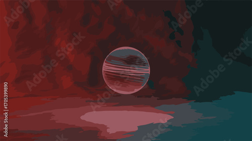 red planet earth