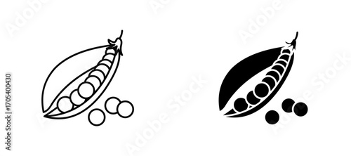 Legume icons set for apps and web.