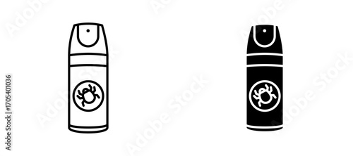 Insecticide icons set for apps and web.