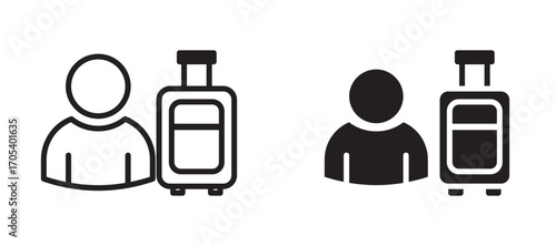 Guest icons set for apps and web.