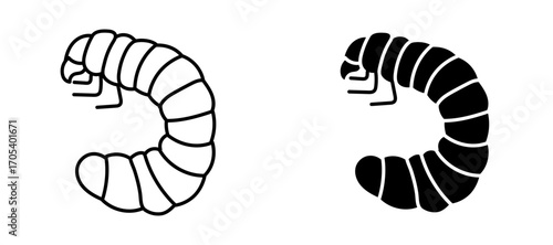 Grub icons set for apps and web.