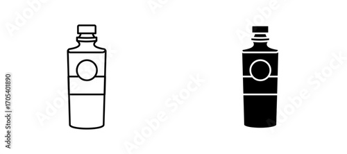 Gin icons set for apps and web.