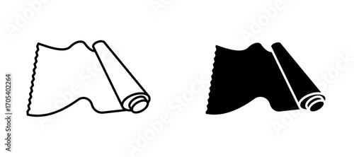 Foil icons set for apps and web.