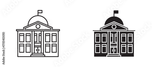 Embassy icons set for apps and web.