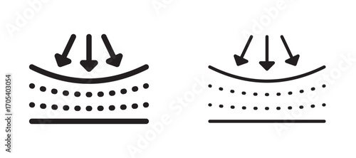 Elasticity icons set for apps and web.