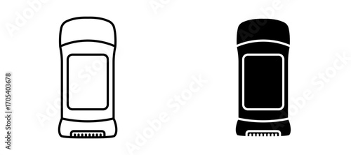 Deodorant icons set for apps and web.