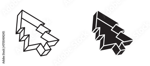 Cookie cutter icons set for apps and web.