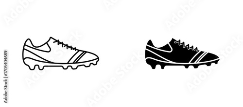 Cleats icons set for apps and web.