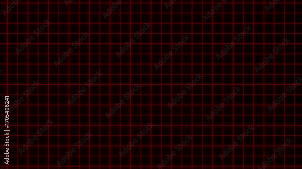 Abstract perspective geometric graph pattern grid video animation, Animated red grid moving video 4k, 4k graph animation video on black grid background, モノクロ ピクセル パーティクル モーション.