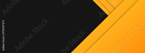 Abstract black and yellow abstract background with bold geometric diagonal shapes.