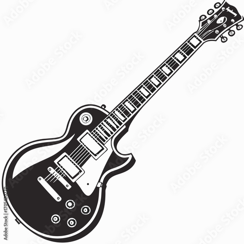 electric guitar vector illustration