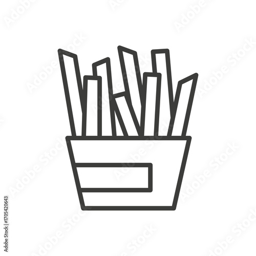 potato chips snack, vector illustration