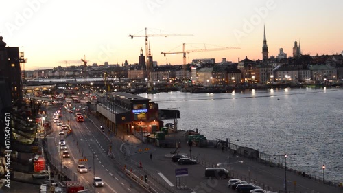 Stockholm city of Sweden beautiful ancient architecture and centre of Nobel Prize and technology