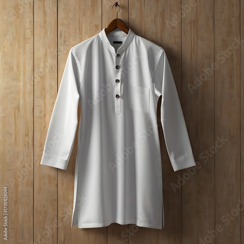 Classic Men’s Shalwar Kameez in Minimalist Style
