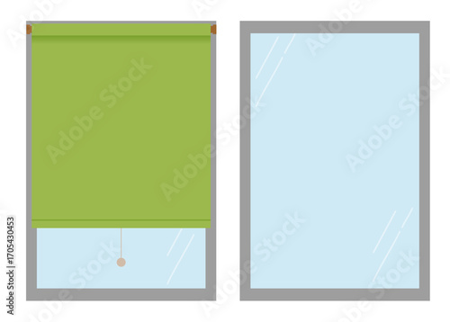  Lace curtain illustration