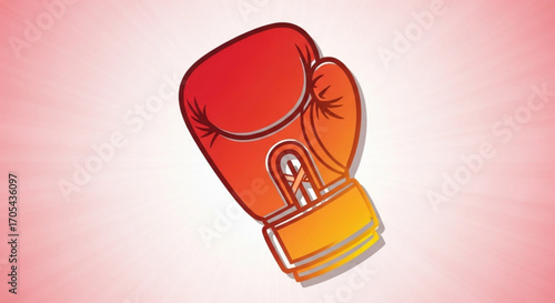 Get Ready to Rumble with this Bold Boxing Glove Graphic, a Punchy Symbol of Strength, Determination, and Victory for Your Next Campaign or Design Project, originally a scalable vector graphic