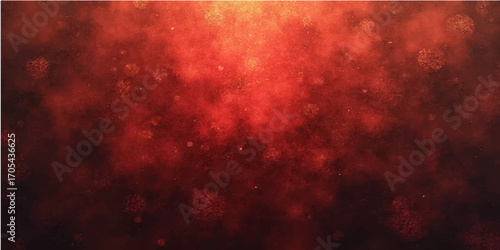 Red grunge textured background with fiery stripes and glowing abstract elements